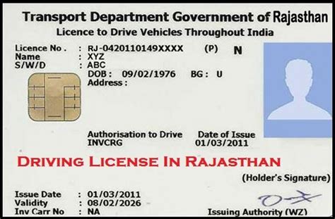 e driving licence in Rajasthan